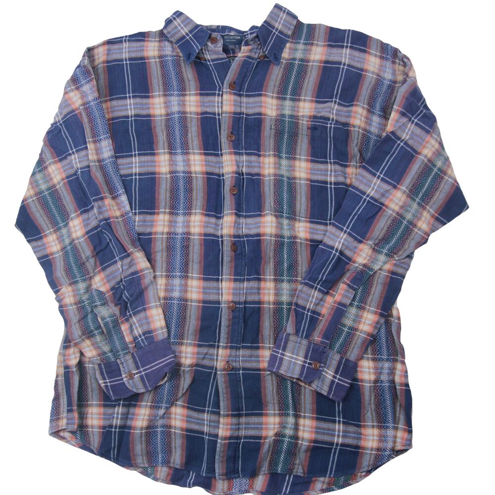 Vintage Chaps Ralph Lauren Unique Design Button Down Shirt